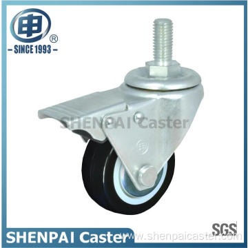 2"Light Duty Black PU Swivel Caster Wheel